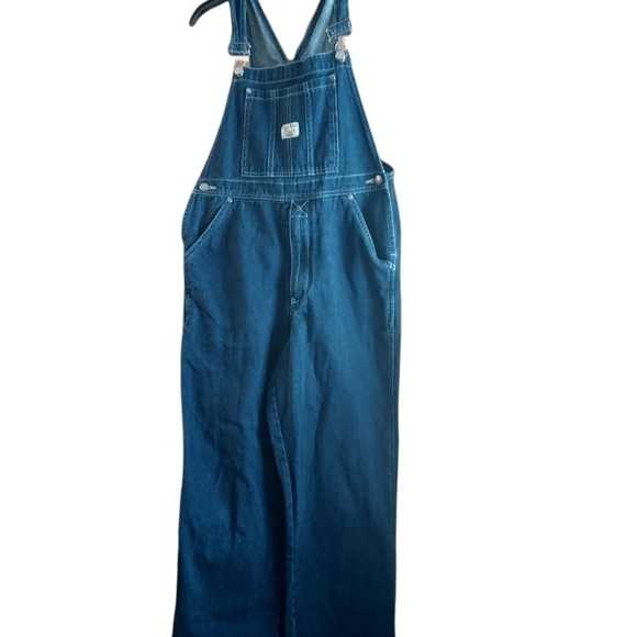 West End blues overalls rn 143584 waist-16ins..length-30ins..legs width 9ins - Picture 1 of 16